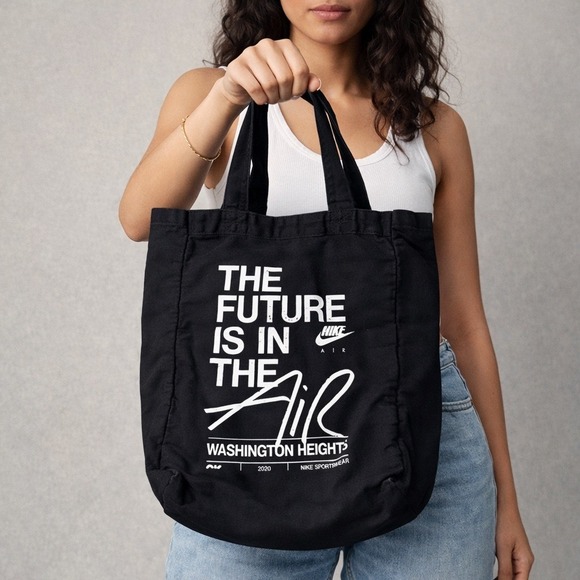 Nike Handbags - Nike Sportswear The Future Is In The Air Washington Heights Tote Bag Black